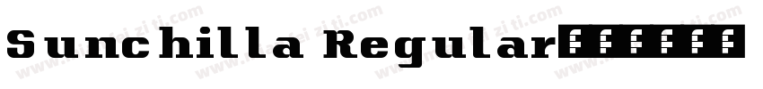 Sunchilla Regular字体转换